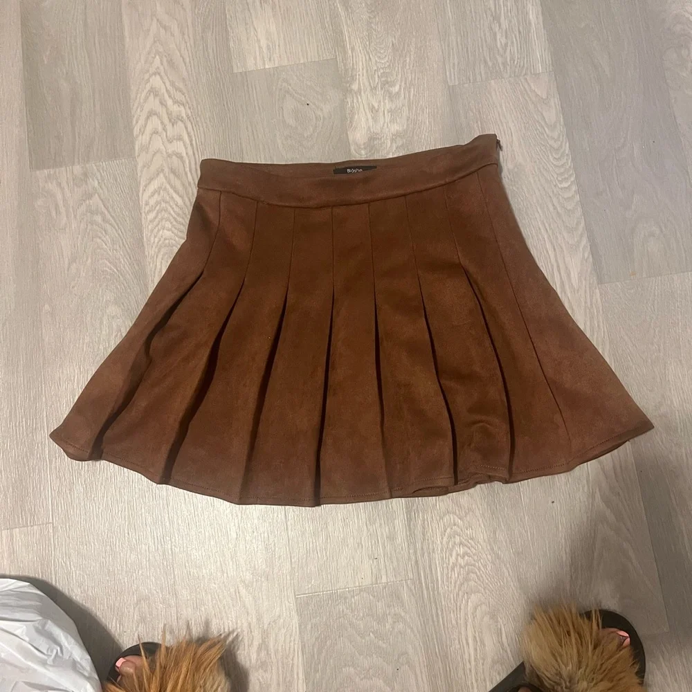 & Other Stories Chocolate‎ Brown Skater Skirt